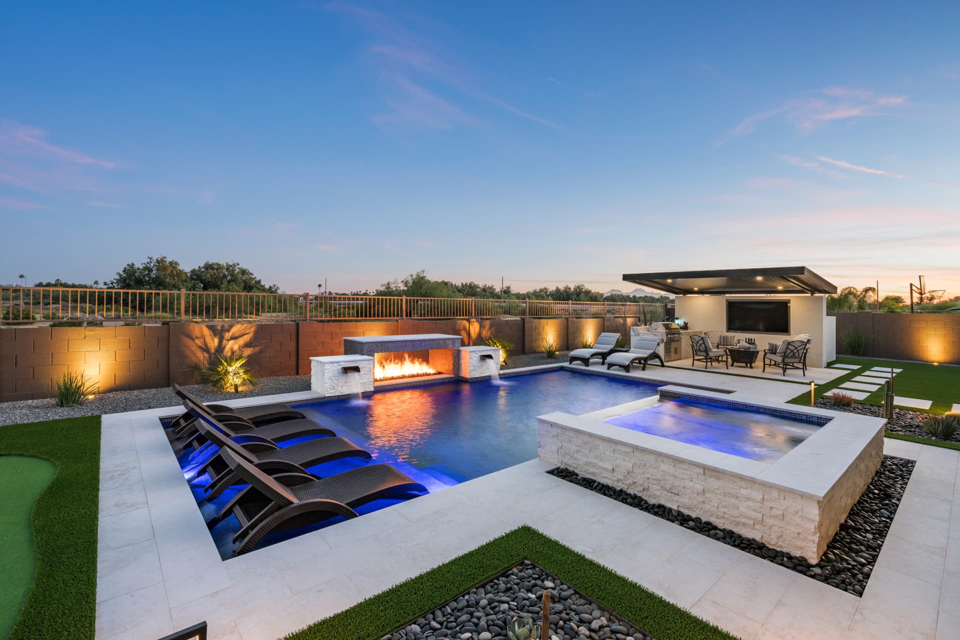 Geometric Pool Build — Aquatic Pools and Spas