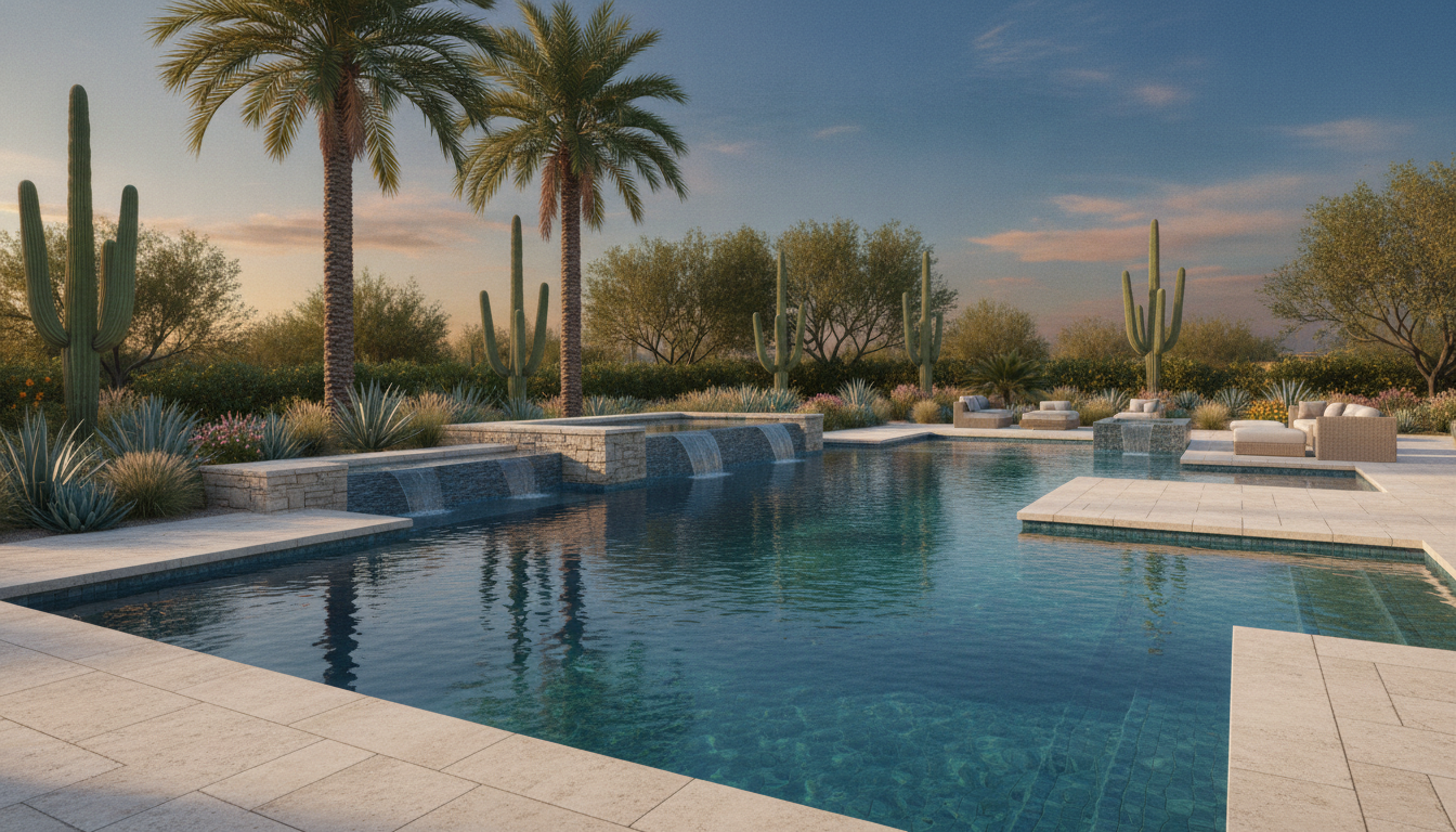 Scottsdale custom pool design